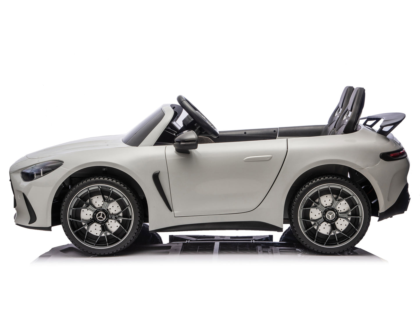 24V Mercedes AMG GT 63 Kids 2-Seater Ride On-Car - Gray