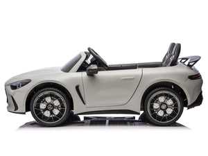 24V Mercedes AMG GT 63 Kids 2-Seater Ride On-Car - Gray