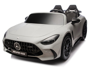 24V Mercedes AMG GT 63 Kids 2-Seater Ride On-Car - Gray