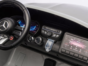 24V Mercedes AMG GT 63 Kids 2-Seater Ride On-Car - Gray