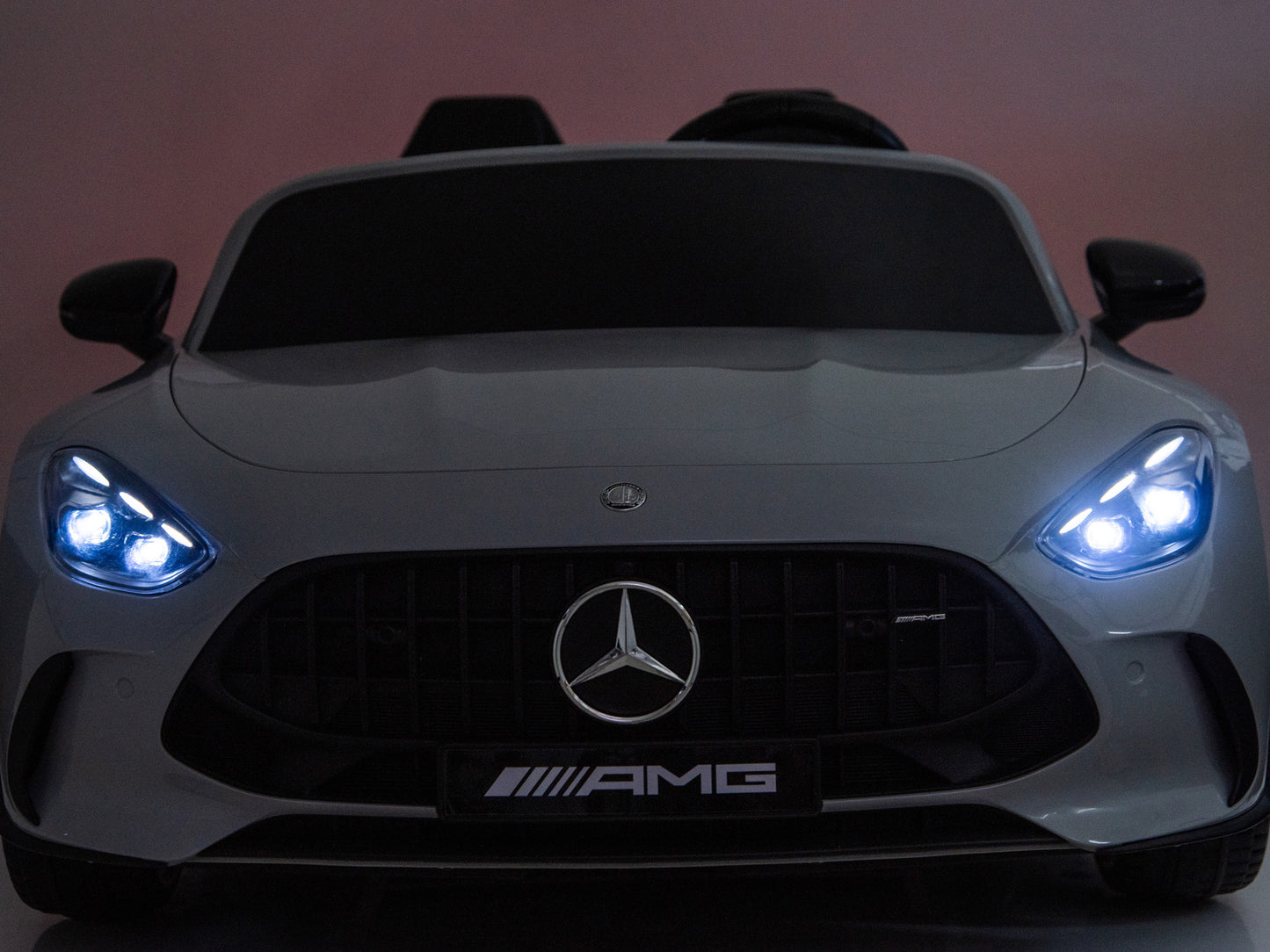 24V Mercedes AMG GT 63 Kids 2-Seater Ride On-Car - Gray