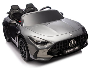 24V Mercedes AMG GT 63 Kids 2-Seater Ride On-Car - Silver