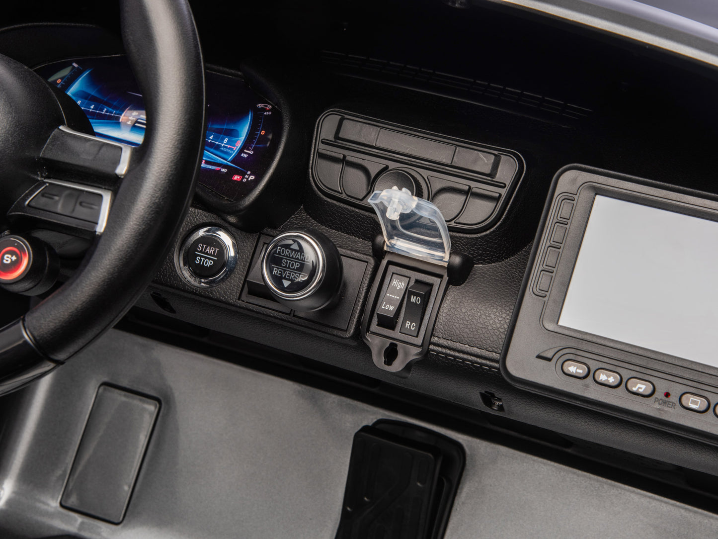 24V Mercedes AMG GT 63 Kids 2-Seater Ride On-Car - Gray