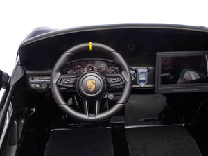 24V Porsche 911 GT3 Kids 2-Seater Ride On Car - Black
