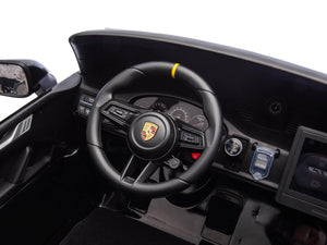 24V Porsche 911 GT3 Kids 2-Seater Ride On Car - Black