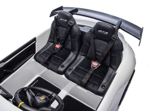 24V Porsche 911 GT3 Kids 2-Seater Ride On Car - White