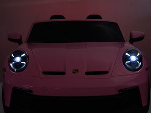24V Porsche 911 GT3 Kids 2-Seater Ride On Car - Pink