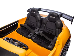 24V Porsche 911 GT3 Kids 2-Seater Ride On Car - Yellow