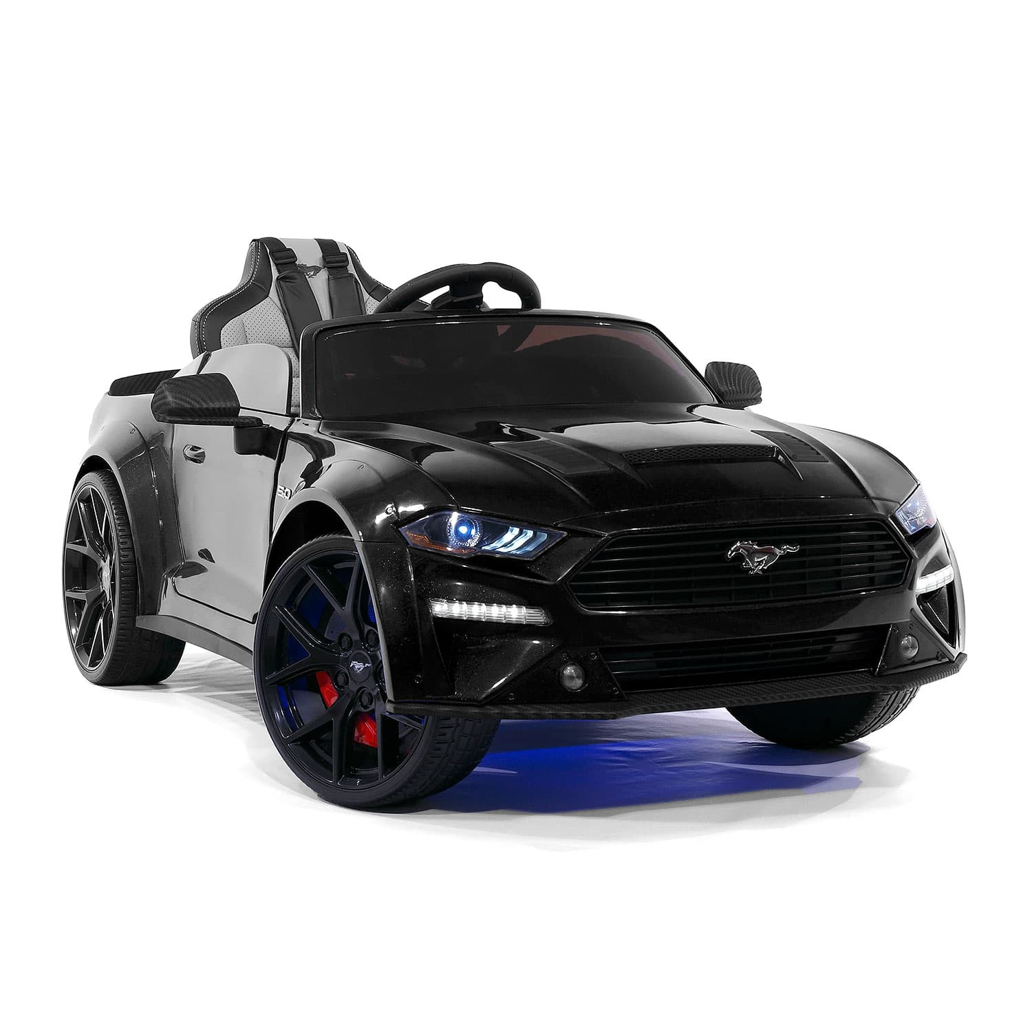 Ford Mustang GT Custom Edition 24V Kids Ride-On Car with R/C Parental – Big Toys MKSX2550-BLACK