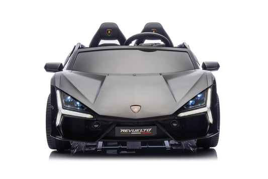 24V / 9 MPH Lamborghini Revuelto Two-Seater Kids Ride On Car – Black