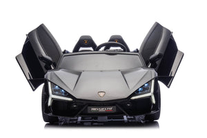 24V / 9 MPH Lamborghini Revuelto Two-Seater Kids Ride On Car – Black