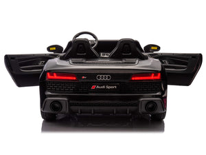 24V Audi R8 Spyder 2 Seater Ride on Car for Kids - Black