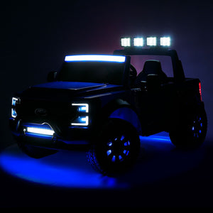 Ford F450 Custom Edition 24V Kids Ride-On Car Truck with R/C Parental Remote | Gray