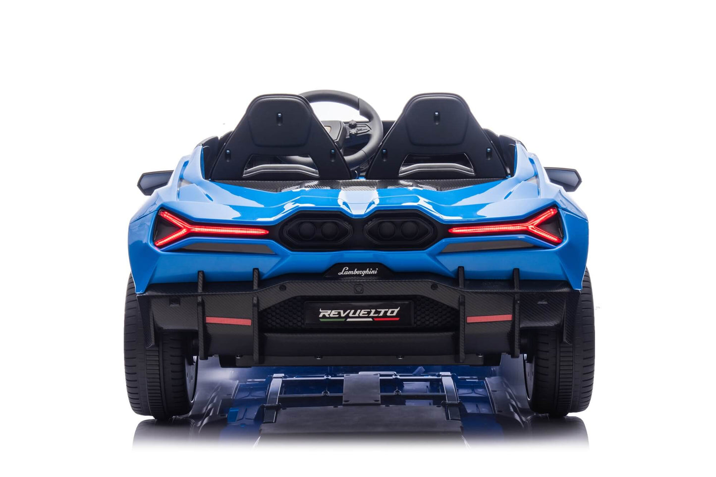24V / 9 MPH Lamborghini Revuelto Two-Seater Kids Ride On Car – Blue