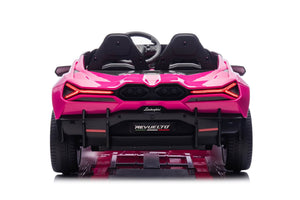 24V / 9 MPH Lamborghini Revuelto Two-Seater Kids Ride On Car – Pink