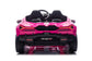 24V / 9 MPH Lamborghini Revuelto Two-Seater Kids Ride On Car – Pink