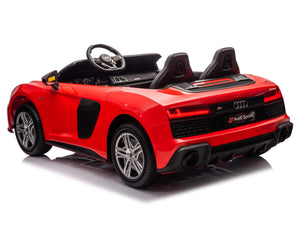 24V Audi R8 Spyder 2 Seater Ride on Car for Kids - Red