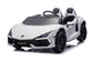 24V / 9 MPH Lamborghini Revuelto Two-Seater Kids Ride On Car – White
