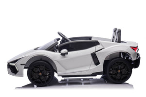 24V / 9 MPH Lamborghini Revuelto Two-Seater Kids Ride On Car – White