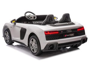 24V Audi R8 Spyder 2 Seater Ride on Car for Kids - White