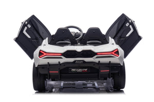24V / 9 MPH Lamborghini Revuelto Two-Seater Kids Ride On Car – White