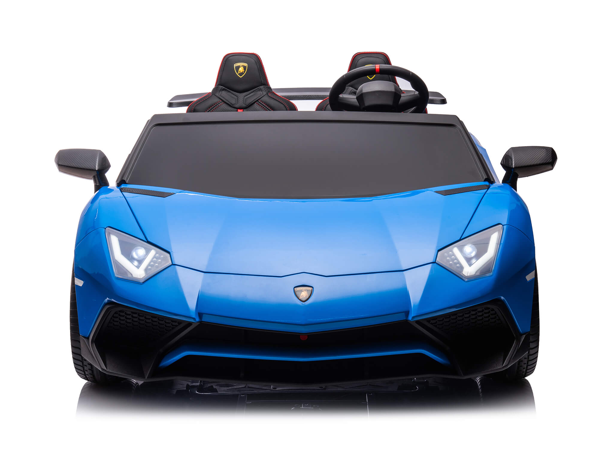 Cars Rride 24V Lamborghini Aventador 2 Seater Ride on Car for Kids - Blue – Big ...