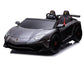 24V Lamborghini Aventador 2 Seater Ride on Car for Kids - Grey