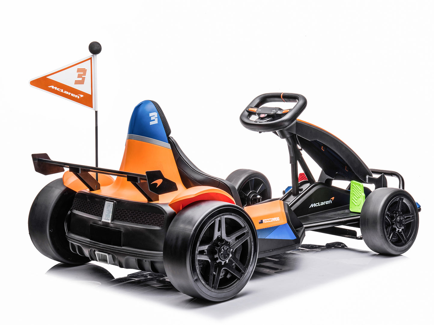 McLaren 24V Electric Drift Go-Kart for Kids - Orange