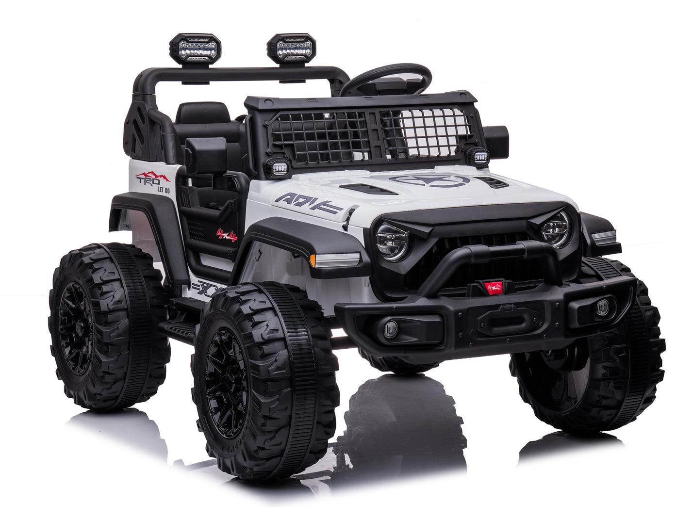 RIDINGTON 24V Kids RideOn Truck With Remote Control White Big Toys