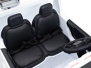 12V GMC Sierra Denali Kids Electric Ride On Truck with Remote Control - White