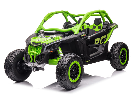 24V Can-Am Maverick X3 Kids Ride-On Buggy - Green