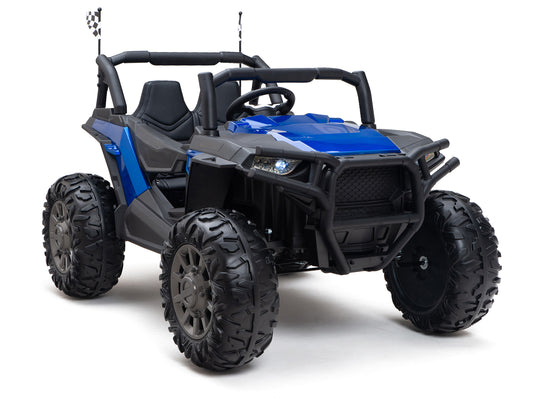 Bom Adventure UTV 24V Kids Off-Road Ride On Buggy - Navy Blue