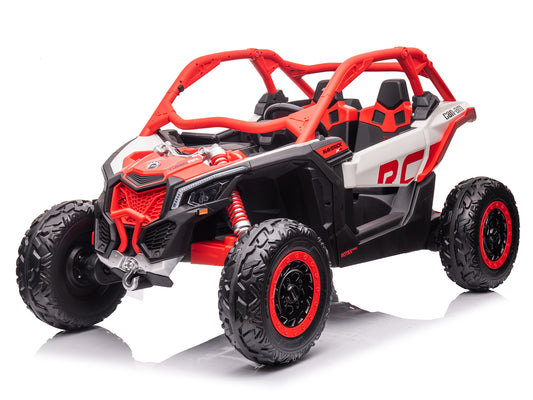 24V Can-Am Maverick X3 Kids Ride-On Buggy - Red