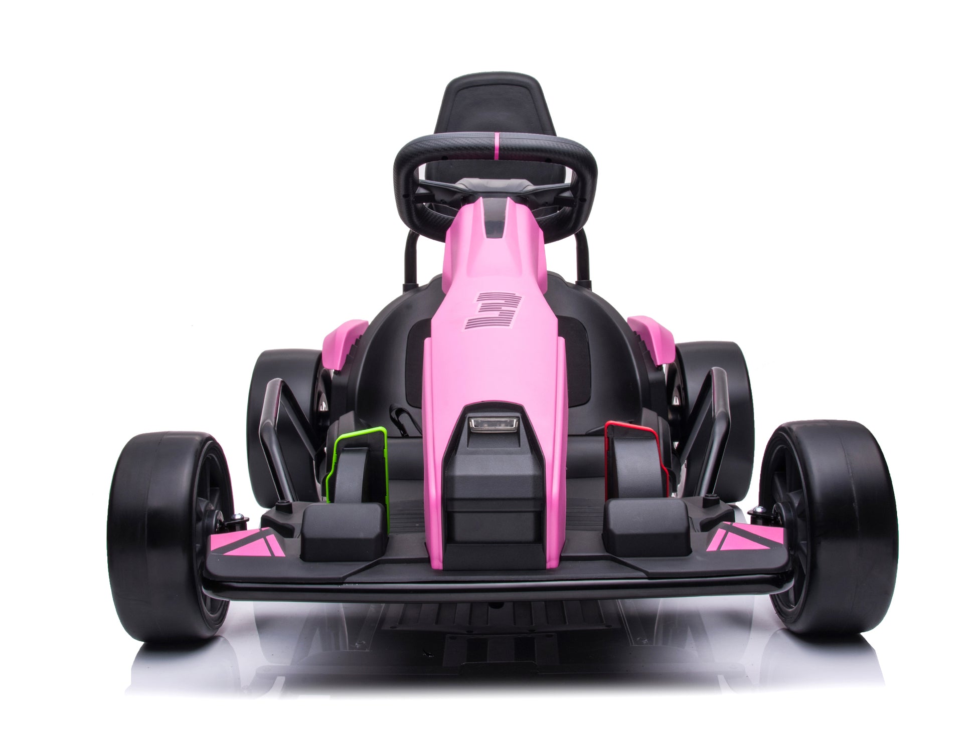 RIDINGTON 24V Electric Drift Go-Kart Electric Vehicle for Kids - Battery Powered Ride On Toy - Pink