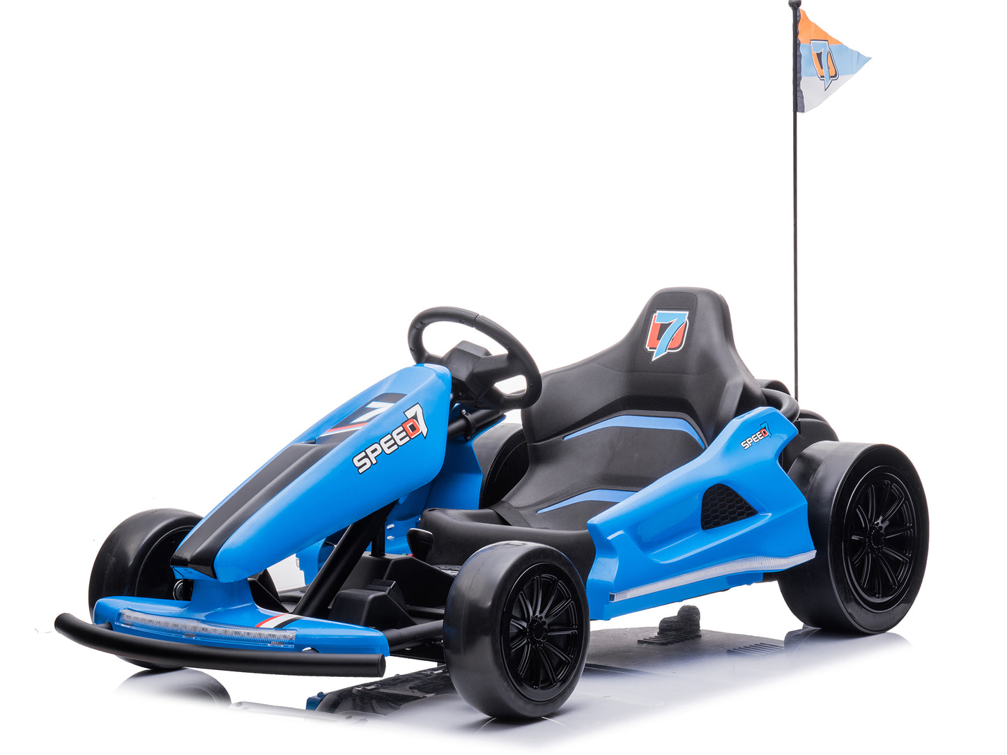 24V TREKCAR Kids Electric Go-Kart with DRIFT Function - Blue