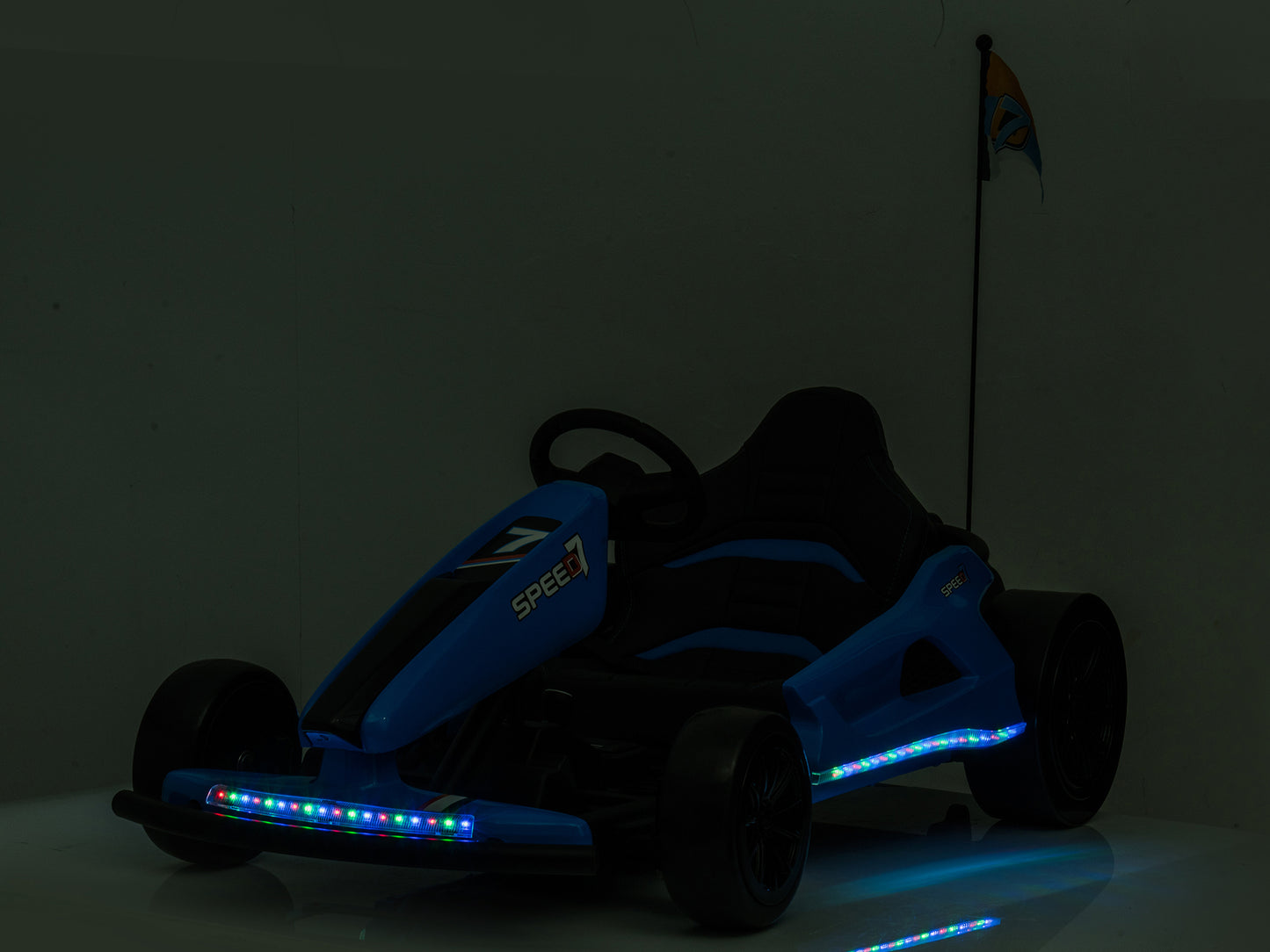 TPFLiving electric children's quad eDrift Car blue - children's car - –  Traumpreisfabrik
