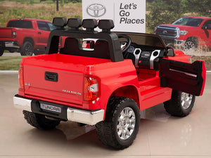 Kids 12V Toyota Tundra Ride On Truck Red