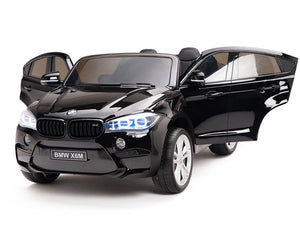 Two Seat BMW X6M Kids 12V Car - Black
