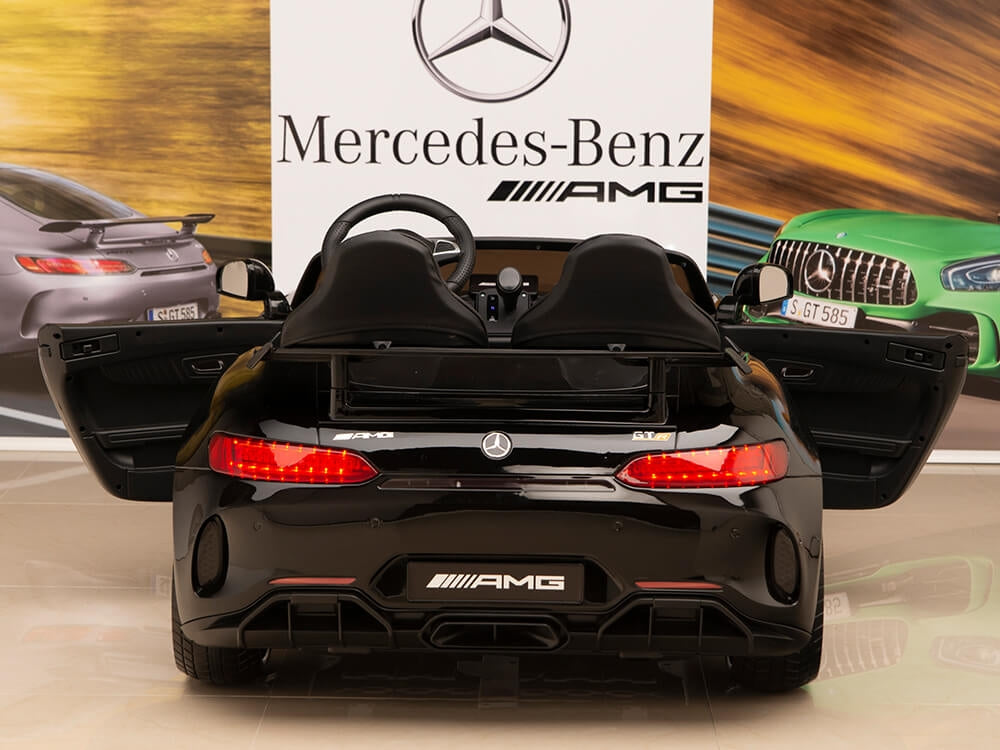 12V Mercedes-Benz AMG GTR Kids Ride On Car with Remote Control - Black