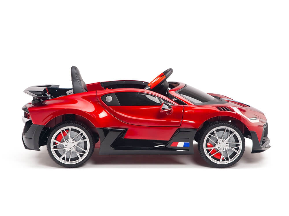 Big Toys Direct 12V Bugatti Divo Sports Car Burgundy