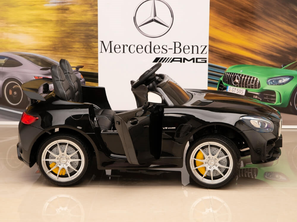 12V Mercedes-Benz AMG GTR Kids Ride On Car with Remote Control - Black