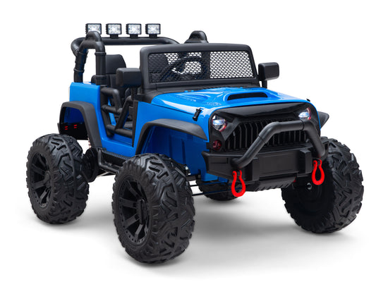 Nighthawk Kids 24V Battery Operated Ride On Truck With Remote - Blue