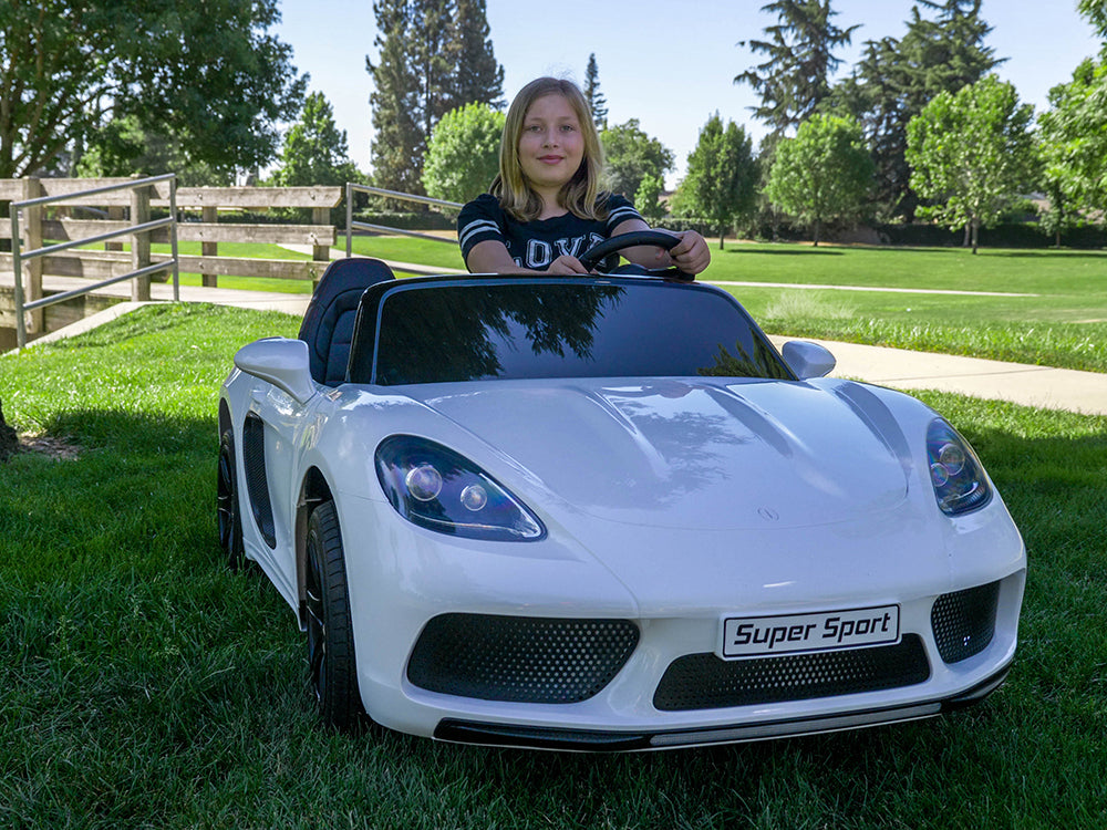 24V Super Sport GT Kids Ride On Car - Black