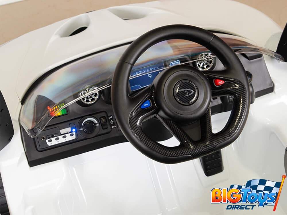 Big Toys Direct 12V McLaren P1 Car White