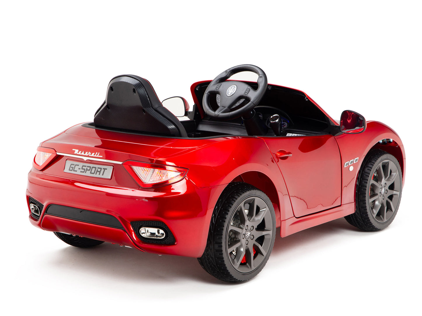 Maserati GranCabrio Kids 12V Battery Powered Ride On Car With Remote - Red