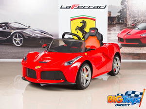 Ferrari 12V LaFerrari Kids Electric Ride On Car with Remote Control - Red
