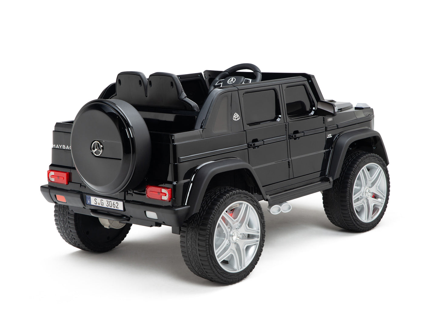 12V Mercedes-Maybach G650 Landaulet Kids Ride On Car/SUV with Remote - Black