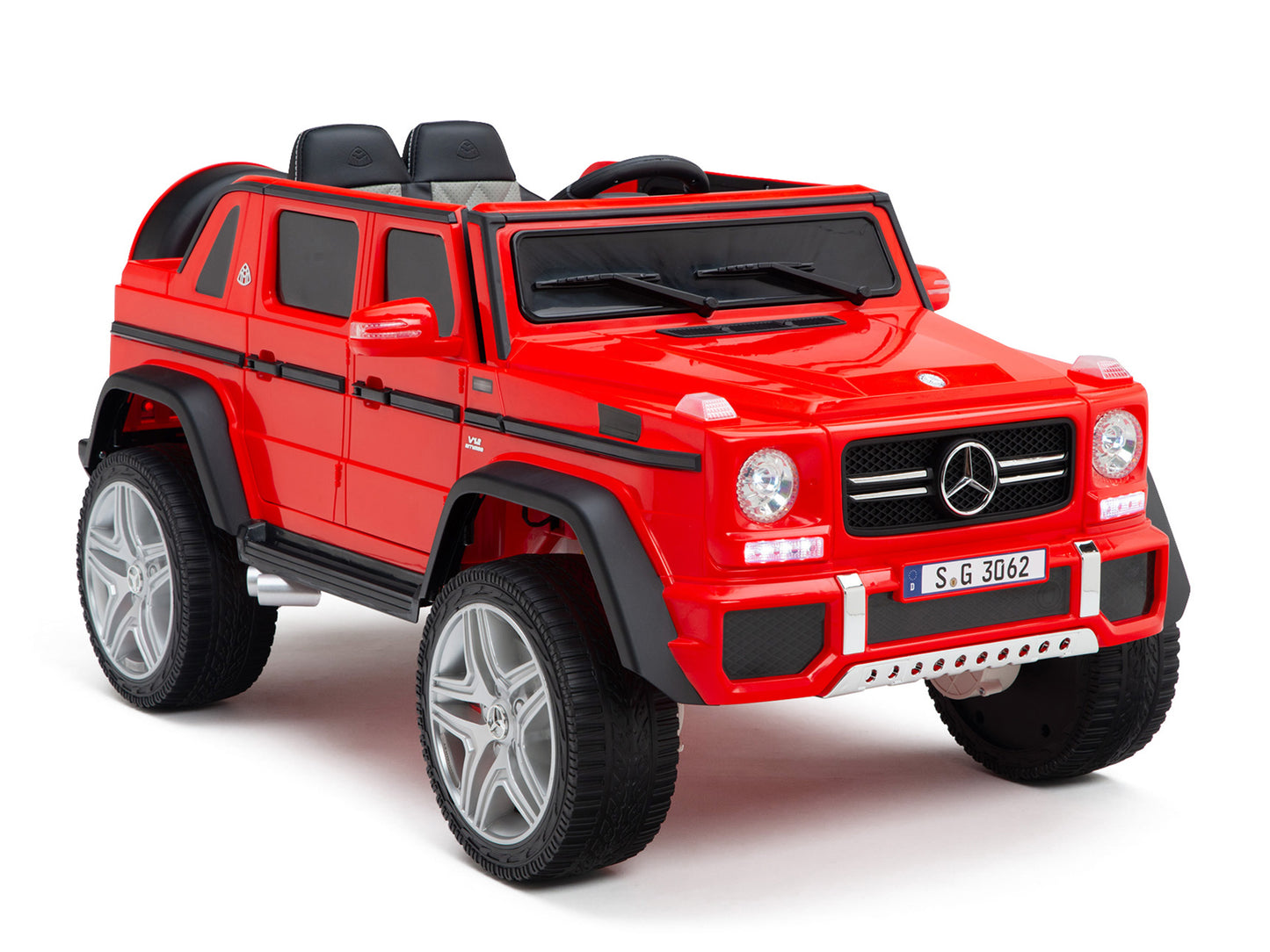12V Mercedes-Maybach G650 Landaulet Kids Ride On Car/SUV with Remote – Red