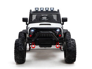 Nighthawk Kids 24V Battery Operated Ride On Truck With Remote - White