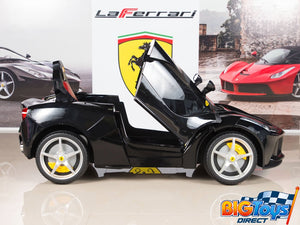 Ferrari 12V LaFerrari Kids Electric Ride On Car with Remote Control - Black